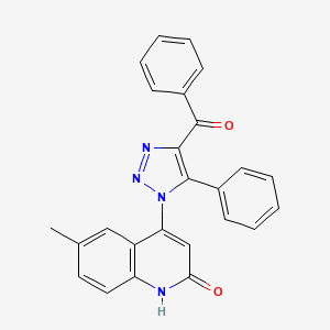 molecular formula C25H18N4O2 B12392311 Egfr/brafv600E-IN-2 