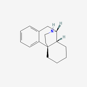 molecular formula C16H21N B1239233 (-)-Morphinan CAS No. 468-10-0