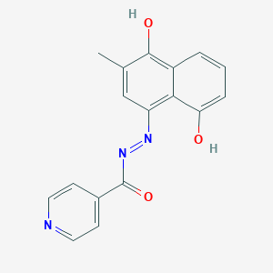 molecular formula C17H13N3O3 B12392350 Antiproliferative agent-22 