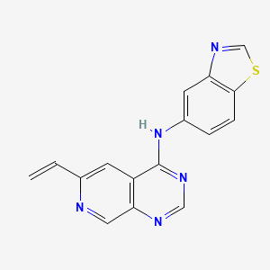 molecular formula C16H11N5S B12392356 Ripk3-IN-3 