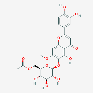 molecular formula C24H24O13 B12392382 Pedaliin 6''-acetate 