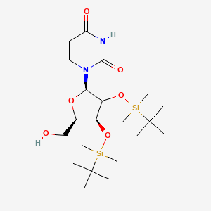 1-[(2R,4S,5R)-3,4-bis[[tert-butyl(dimethyl)silyl]oxy]-5-(hydroxymethyl)oxolan-2-yl]pyrimidine-2,4-dione