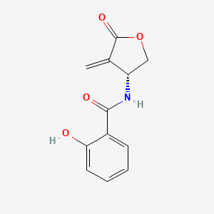 molecular formula C12H11NO4 B12392395 NF-|EB-IN-7 