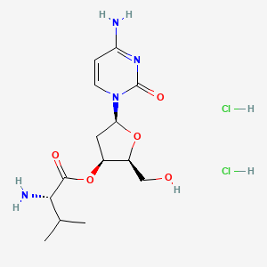 molecular formula C14H24Cl2N4O5 B12392397 Valtorcitabine (dihydrochloride) 