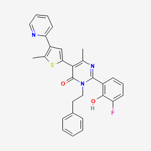 molecular formula C29H24FN3O2S B12392425 CaSR antagonist-1 