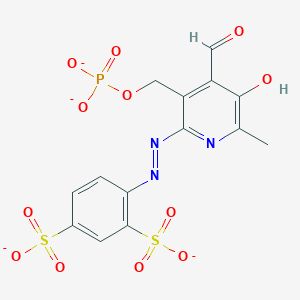 molecular formula C14H10N3O12PS2-4 B1239243 Ppads(4-) 
