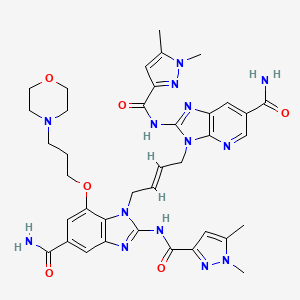 molecular formula C38H44N14O6 B12392448 STING agonist-29 