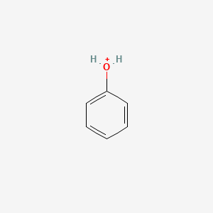 molecular formula C6H7O+ B1239245 4-氧代环己xa-2,5-二烯基 