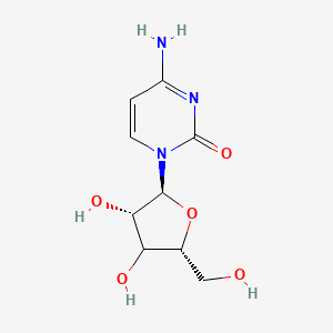 molecular formula C9H13N3O5 B12392452 4-amino-1-[(2S,3S,5R)-3,4-dihydroxy-5-(hydroxymethyl)oxolan-2-yl]pyrimidin-2-one 