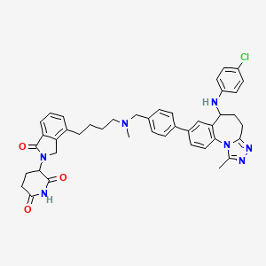 molecular formula C43H44ClN7O3 B12392484 PROTAC BRD3/BRD4-L degrader-2 