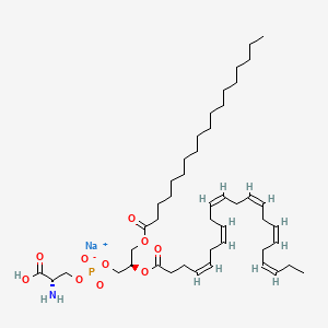 sodium;[(2S)-2-amino-2-carboxyethyl] [(2R)-2-[(4Z,7Z,10Z,13Z,16Z,19Z)-docosa-4,7,10,13,16,19-hexaenoyl]oxy-3-octadecanoyloxypropyl] phosphate