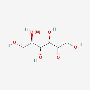 molecular formula C6H12O6 B12392501 D-Fructose-18O-2 