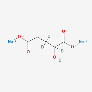 Disodium;2,3,3-trideuterio-2-deuteriooxypentanedioate