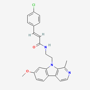 molecular formula C24H22ClN3O2 B12392510 Hsp90-IN-21 