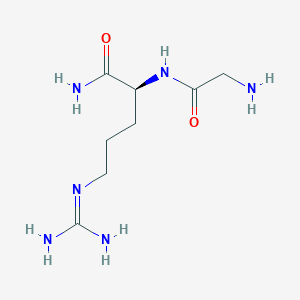 molecular formula C8H18N6O2 B12392517 H-Gly-Arg-NH2 