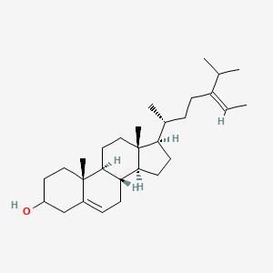 molecular formula C29H48O B1239253 24Z-ethylidene-cholest-5-en-3-ol 