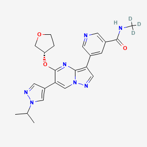 molecular formula C23H25N7O3 B12392539 Fgfr2/3-IN-1 