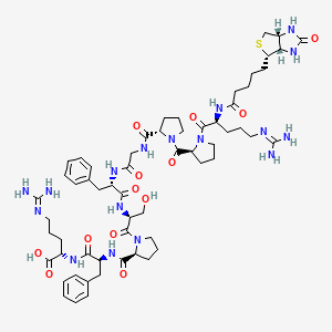 molecular formula C60H87N17O13S B12392551 biotin-Bradykinin 