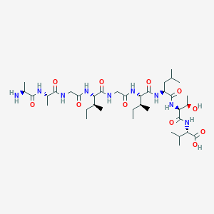 molecular formula C37H67N9O11 B12392554 MART-1 (27-35) (human) CAS No. 874310-50-6