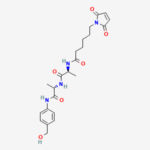 molecular formula C23H30N4O6 B12392558 MC-Ala-Ala-PAB 