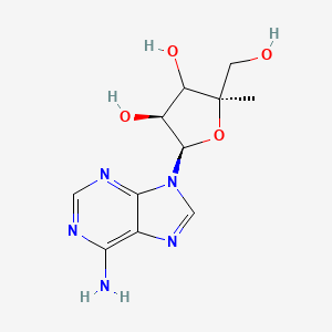 (2R,4S,5R)-5-(6-aminopurin-9-yl)-2-(hydroxymethyl)-2-methyloxolane-3,4-diol