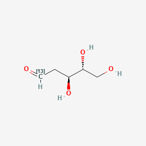 molecular formula C5H10O4 B12392623 Thyminose-13C 