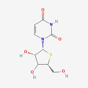 1-[(2R,3S,5R)-3,4-dihydroxy-5-(hydroxymethyl)thiolan-2-yl]pyrimidine-2,4-dione