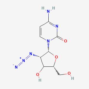 4-amino-1-[(2R,3S,5R)-3-azido-4-hydroxy-5-(hydroxymethyl)oxolan-2-yl]pyrimidin-2-one