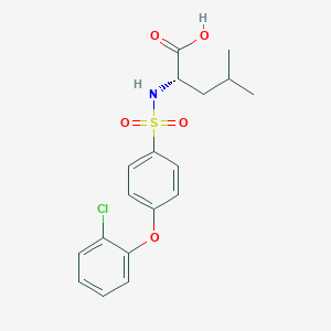 molecular formula C18H20ClNO5S B12392680 C18H20ClNO5S 