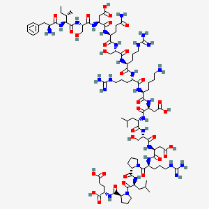 molecular formula C92H151N29O31 B12392695 Spexin-2 (53-70), human,mouse,rat 