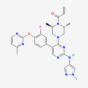 molecular formula C28H30FN9O2 B12392714 Fgfr-IN-10 