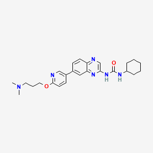 molecular formula C25H32N6O2 B12392717 ATM Inhibitor-9 