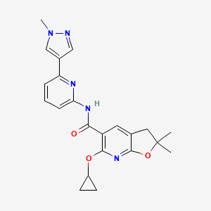 molecular formula C22H23N5O3 B12392724 Irak4-IN-26 