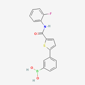 molecular formula C17H13BFNO3S B12392758 Slu-PP-915 