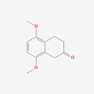 molecular formula C12H14O3 B123928 5,8-dimethoxy-3,4-dihydronaphthalen-2(1H)-one CAS No. 37464-90-7