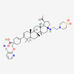 molecular formula C49H70N4O5S B12392806 Zegruvirimat CAS No. 2570811-78-6