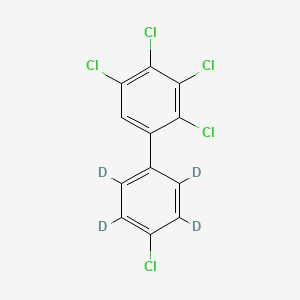 molecular formula C12H5Cl5 B12392813 2,3,4,4',5-Pentachlorobiphenyl-2',3',5',6'-d4 