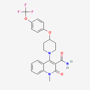 molecular formula C23H22F3N3O4 B12392829 Dgk|A-IN-2 