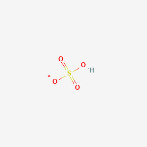 molecular formula HO4S B1239284 Hydroxidotrioxidosulfur(.) 