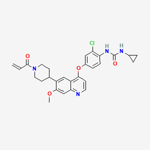 molecular formula C28H29ClN4O4 B12392849 Fgfr-IN-11 