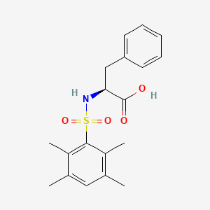 molecular formula C19H23NO4S B12392859 (2S)-3-phenyl-2-[(2,3,5,6-tetramethylphenyl)sulfonylamino]propanoic acid 