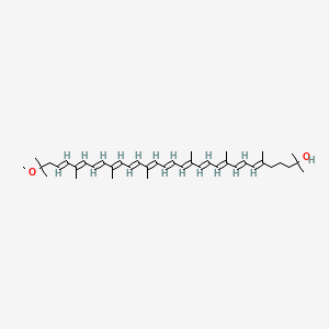 molecular formula C41H60O2 B1239287 Rhodovibrin 