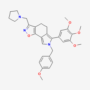 molecular formula C31H35N3O5 B12392894 Tubulin polymerization-IN-35 