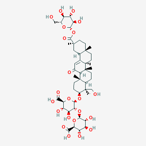 molecular formula C48H72O22 B12392925 24-Hydroxy-licorice-saponin A3 