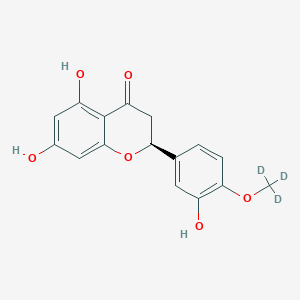 (2S)-5,7-dihydroxy-2-[3-hydroxy-4-(trideuteriomethoxy)phenyl]-2,3-dihydrochromen-4-one