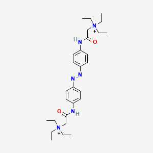 molecular formula C28H44N6O2+2 B12392959 Triethyl-[2-oxo-2-[4-[[4-[[2-(triethylazaniumyl)acetyl]amino]phenyl]diazenyl]anilino]ethyl]azanium 