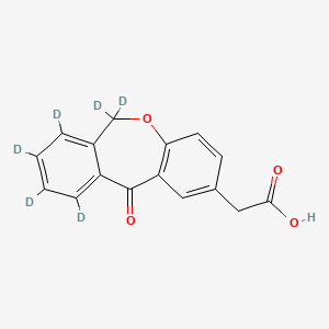 molecular formula C16H12O4 B12392963 Isoxepac-d6 