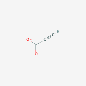 molecular formula C3HO2- B1239298 Propynoate 