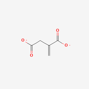 molecular formula C5H4O4-2 B1239299 Methylenesuccinate(2-) CAS No. 2964-00-3