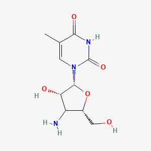 1-[(2R,3S,5S)-4-amino-3-hydroxy-5-(hydroxymethyl)oxolan-2-yl]-5-methylpyrimidine-2,4-dione